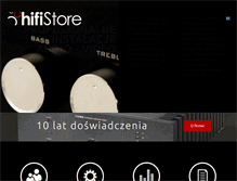 Tablet Screenshot of hifistore.pl