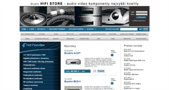 Desktop Screenshot of hifistore.cz